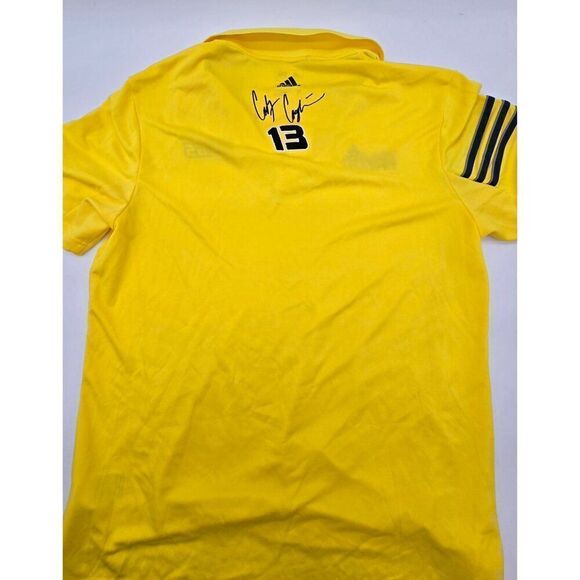 Adidas ClimaCool Thorsport Racing  Polo Shirt Medium Yellow - Picture 3 of 8